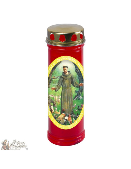 Candle cemetery Saint Francis of Assisi