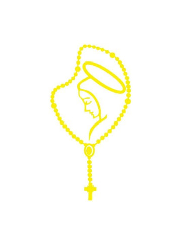 Adhesivos rosario de la Virgen María
