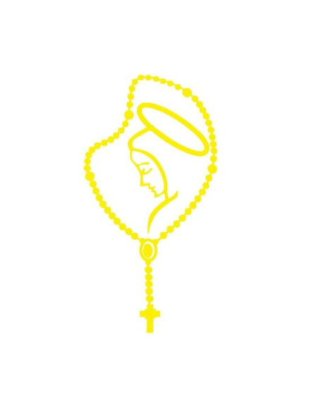 Adhesivos rosario de la Virgen María