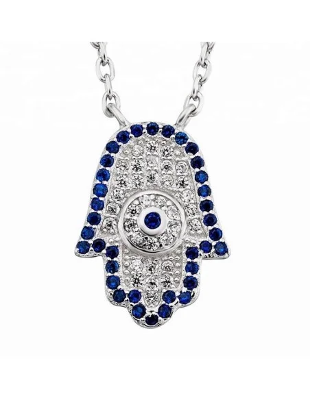 Fatma's hand necklace - silver 925