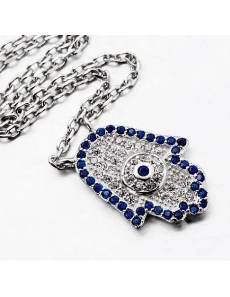 Fatma's hand necklace - silver 925