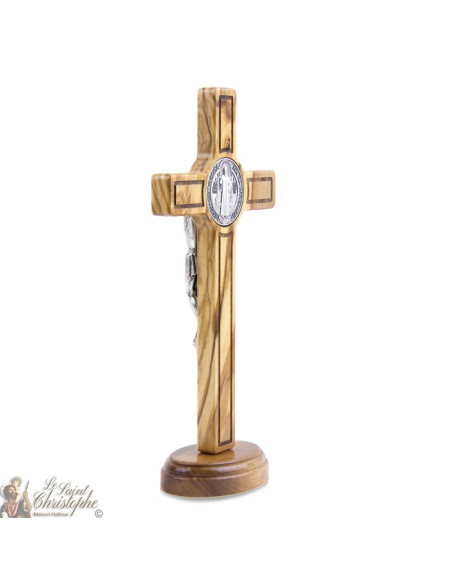 Benediktinerkreuz auf Ständer - 8 x 15 cm