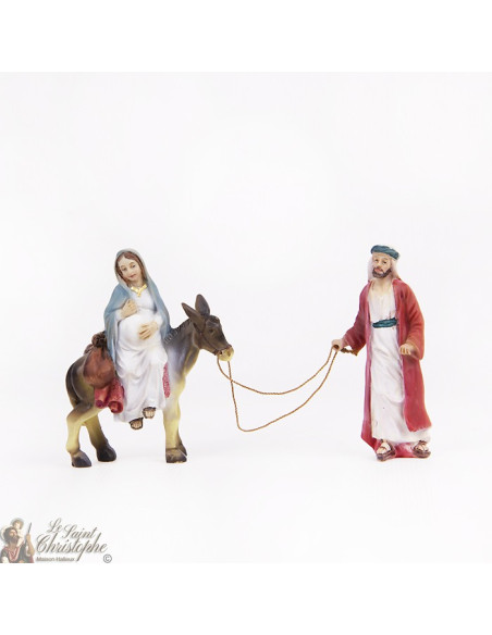 Die Flucht nach Ägypten mit Maria schwanger - 9 cm