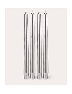 Zilveren tafelkaarsenset 4 stuks