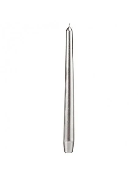 Set di candele da tavolo in argento 4 pezzi