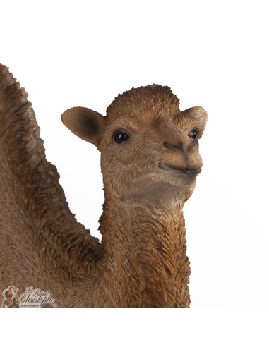 Colorful stand-up camel for Christmas crib - 30 -40 cm