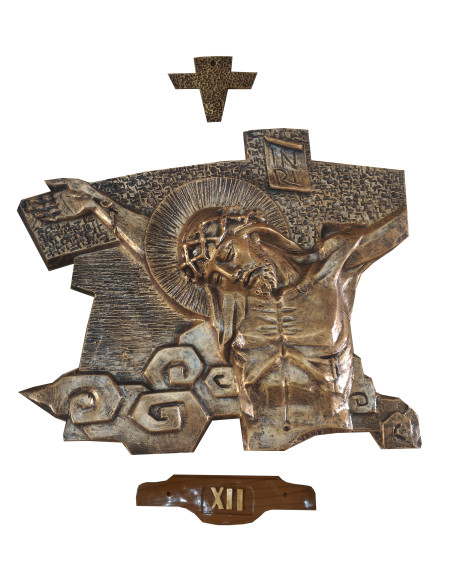 Bronze color cross path - fiberglass