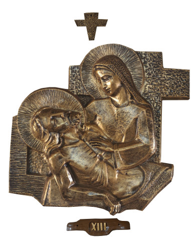 Bronze color cross path - fiberglass