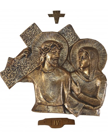 Bronzene Farbe Querpfad - Fiberglas