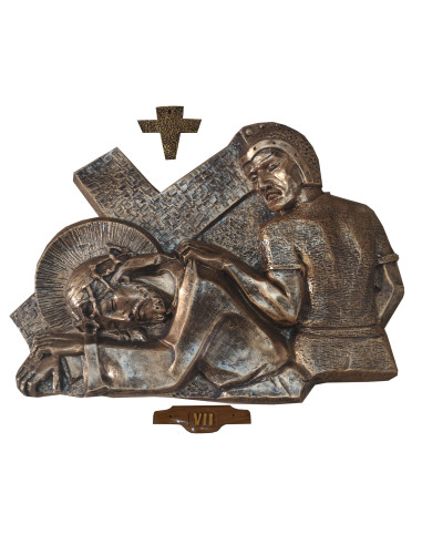 Bronze color cross path - fiberglass