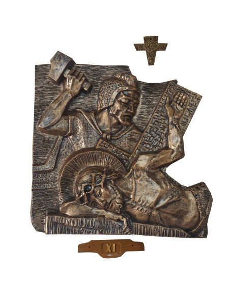 Bronze color cross path - fiberglass