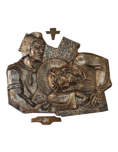 Bronze color cross path - fiberglass