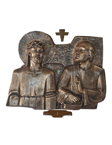 Bronze color cross path - fiberglass