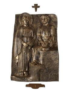 Bronskleurig kruispad - glasvezel