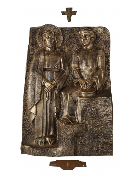 Bronskleurig kruispad - glasvezel