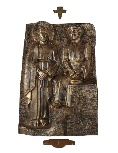 Bronze color cross path - fiberglass