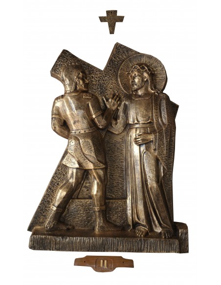 Bronskleurig kruispad - glasvezel