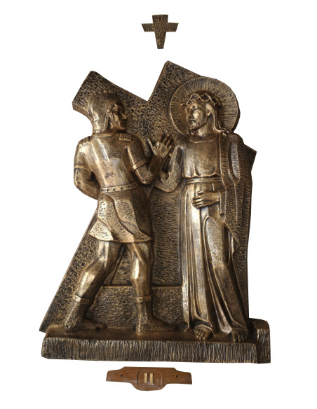 Bronze color cross path - fiberglass