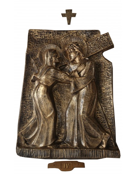 Bronskleurig kruispad - glasvezel