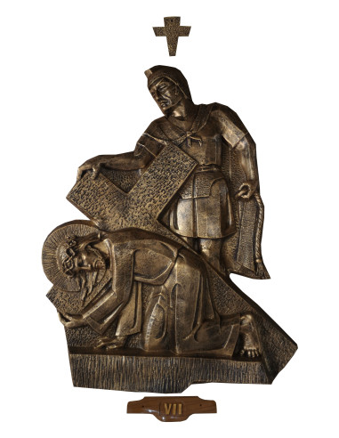 Bronze color cross path - fiberglass