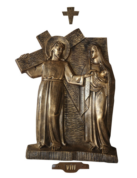 Bronze color cross path - fiberglass