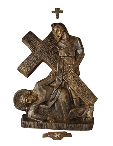 Bronze color cross path - fiberglass