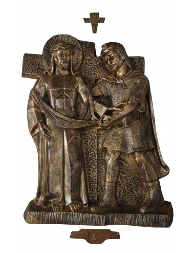 Bronskleurig kruispad - glasvezel