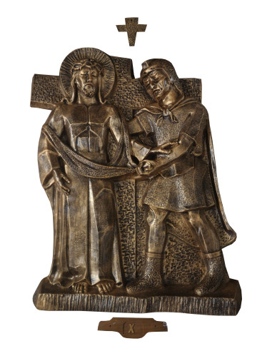 Bronze color cross path - fiberglass