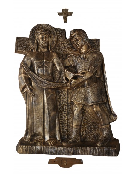 Bronskleurig kruispad - glasvezel