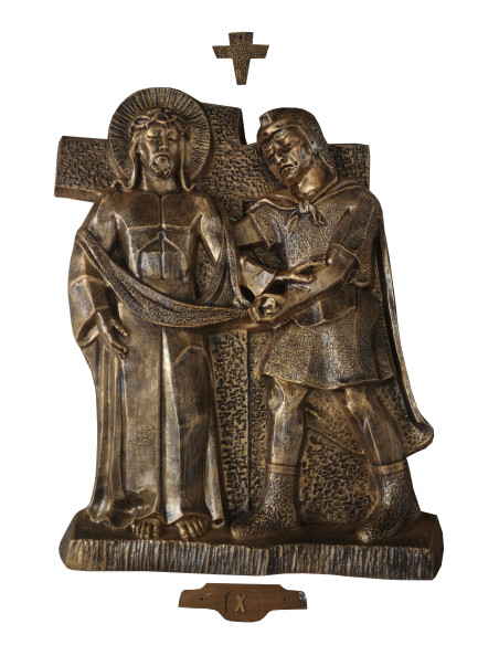 Bronze color cross path - fiberglass