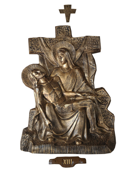 Bronze color cross path - fiberglass