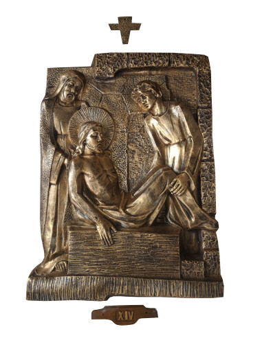 Bronze color cross path - fiberglass