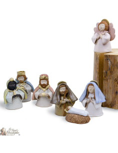 Pesebre de Navidad de terracota venezolana