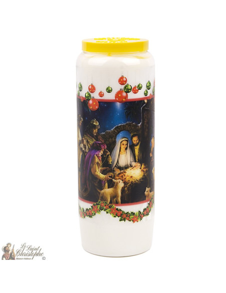 Christmas ceramic basket - Candles