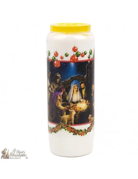 Panier cadeaux de Noël - Bougies