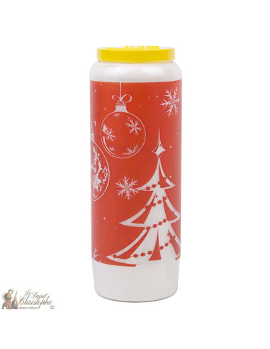 Panier cadeaux de Noël - Bougies