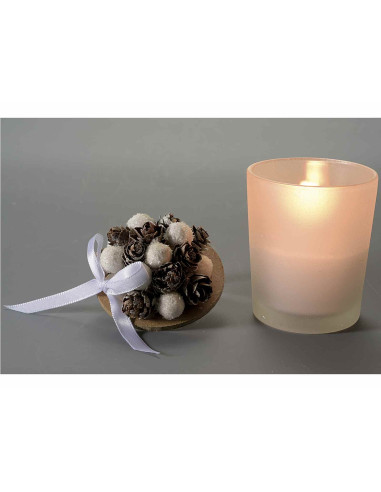 Decorazione di Natale profumato luce profumata tee candela profumata