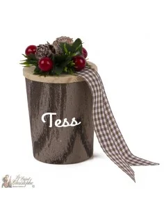 Geurkaars aanpasbare voornaam - Kerstmis