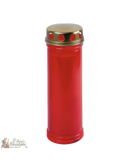 Candle cemetery red