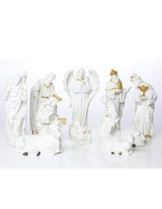 Resin Christmas crib - 11 pieces