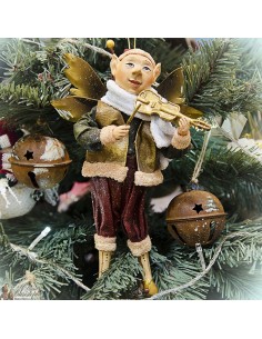 Sospensione musicista elfo - Sapin