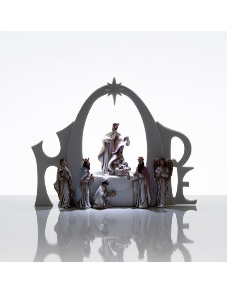 Resin Christmas crib