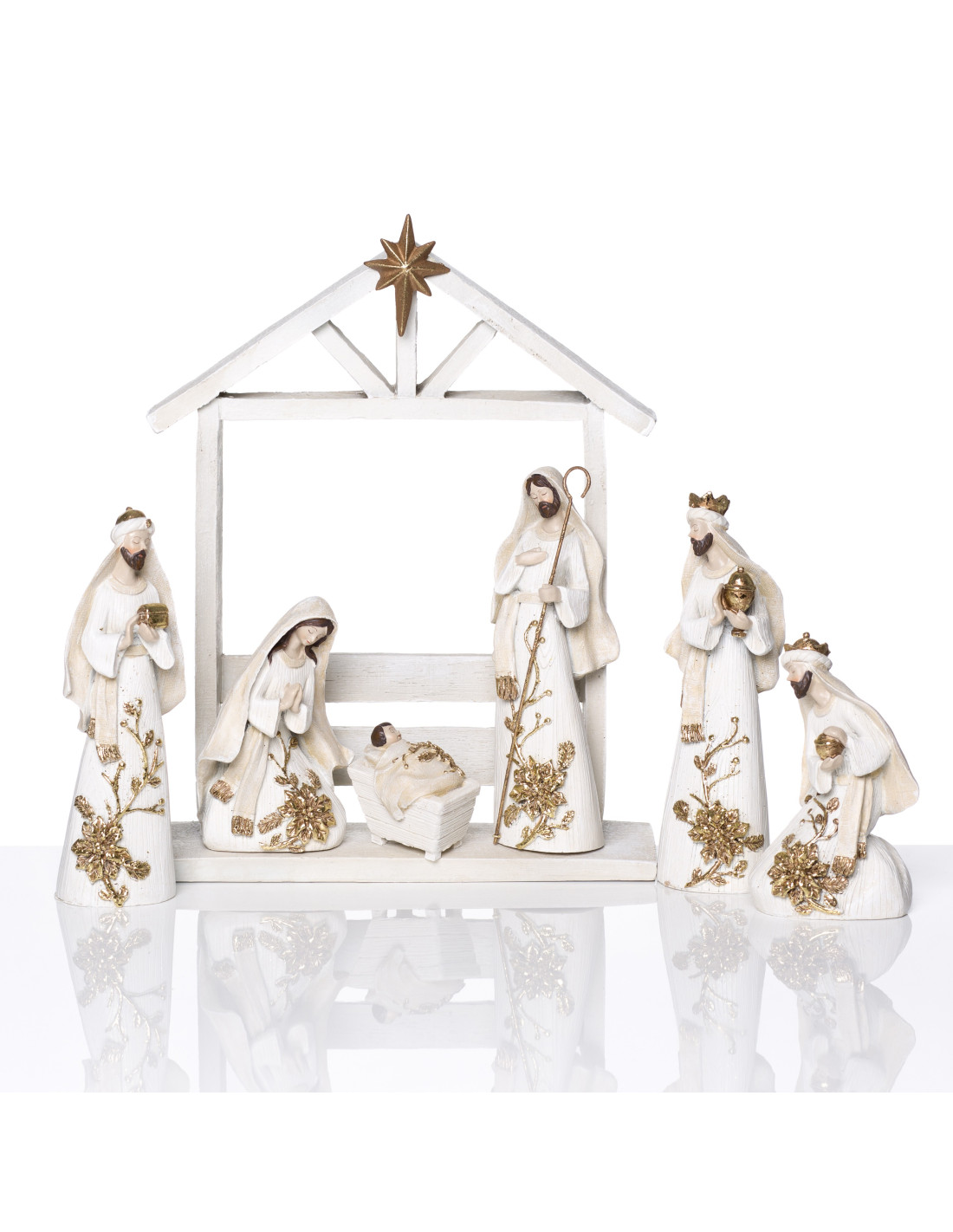 modernchristmascribresin