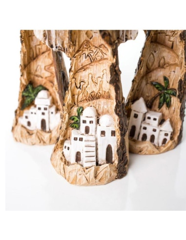 Pesebre de Navidad moderno - resina