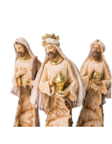 Pesebre de Navidad moderno - resina