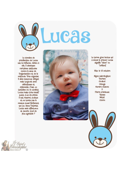 Photo frame first name meaning - customizable