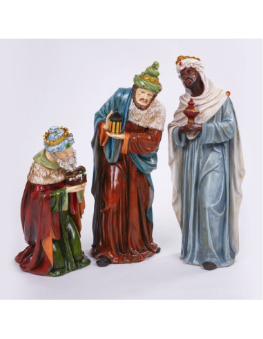 Christmas crib great characters - resin