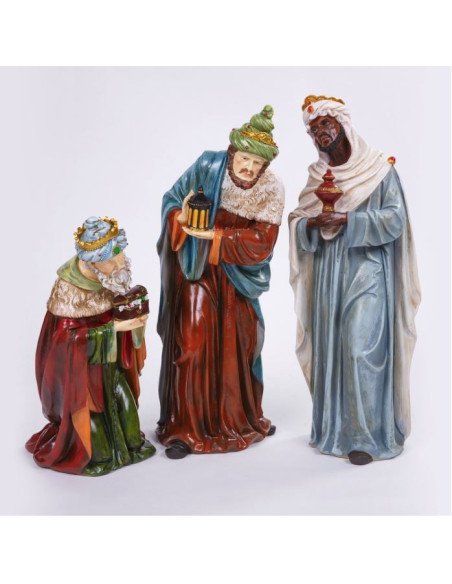 Pesebre de Navidad grandes personajes - resina