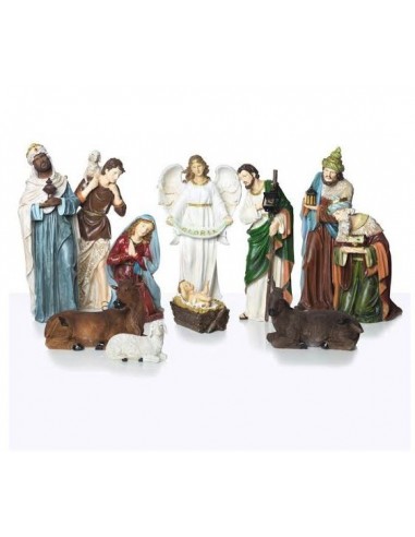 Crèche de Noël grands personnages - résine