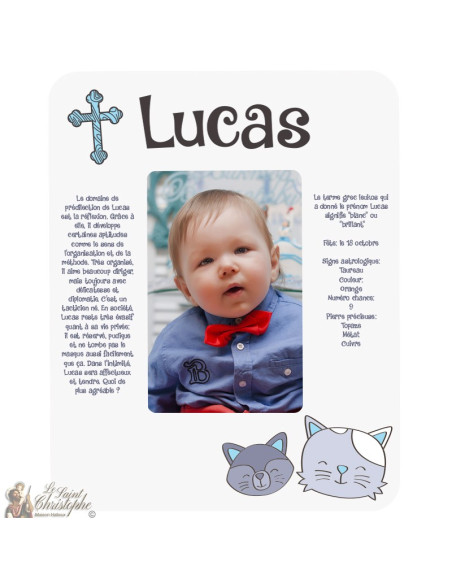 Photo frame first name meaning - customizable